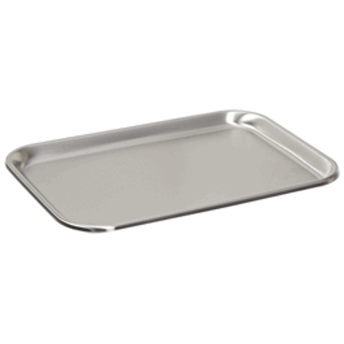 Stainless Steel Oblong Instrument/Drying Trays with Rolled Bead