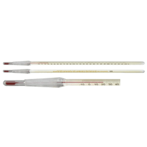 Thermco Products* Precision 7/12 Taper Joint Thermometers - Red Spirit