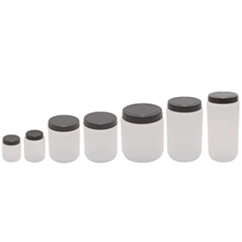 Dynalon® Kartell HDPE Cylindrical Jars with Screw Caps