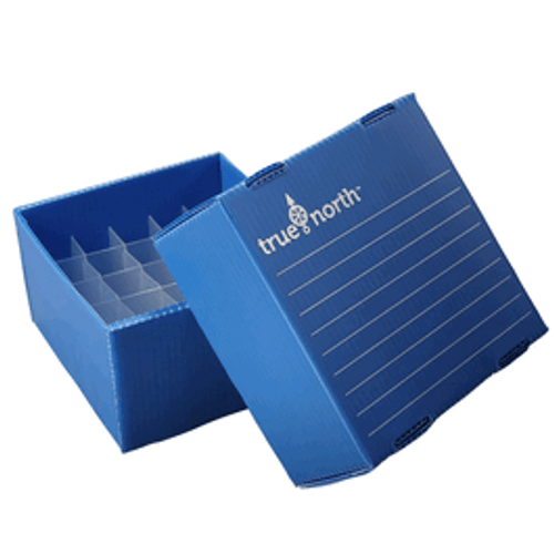 Heathrow Scientific® True North® Corrugated Polypropylene Freezer Boxes