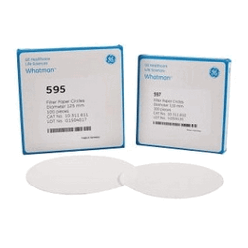 GE Whatman* Grade 598 Qualitative Filter Papers - Each