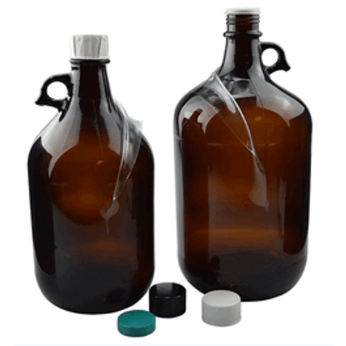Qorpak* Safety Coated Amber Glass Jugs