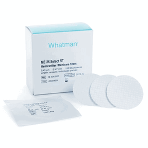 GE Whatman* Non-Sterile ME25 Mixed Cellulose Ester Membranes, Gridded