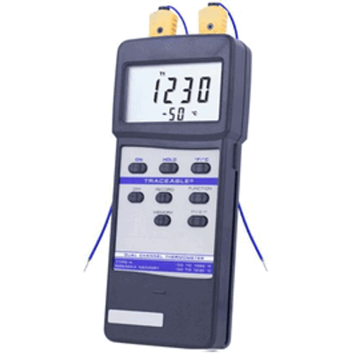 Traceable® Dual Channel Thermometer - Each