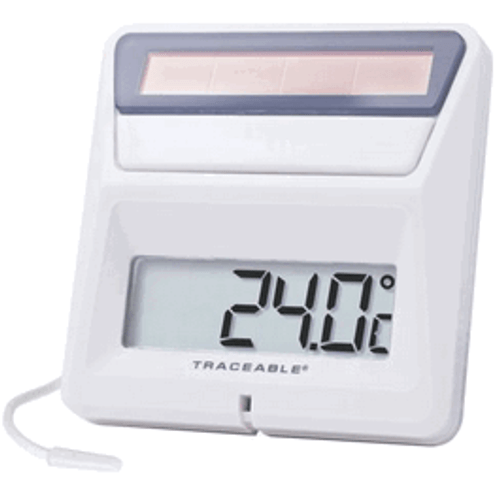 Traceable® Solar-Powered Thermometers, External Probe