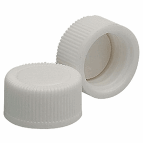 Wheaton* Open Top Screw Caps with Bonded PTFE/Silicone Liners