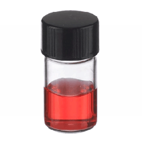 Wheaton* Shorty Sample Vials in Lab File* with PTFE/Rubber Lined Caps Attached