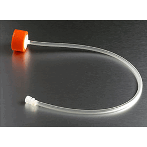 Corning* Polyethylene Filling Cap with Tubing and a Female Luer Hose Barb with a Male Luer Lock Plug - Each