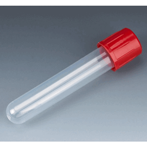 Globe Scientific* 12 x 75 mm Polypropylene Test Tubes with Screw Cap