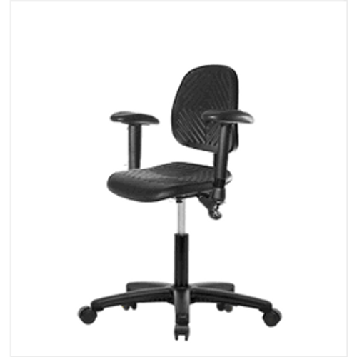 Spectrum® Polyurethane Chair with Medium Back - Desk Height 17 to 22