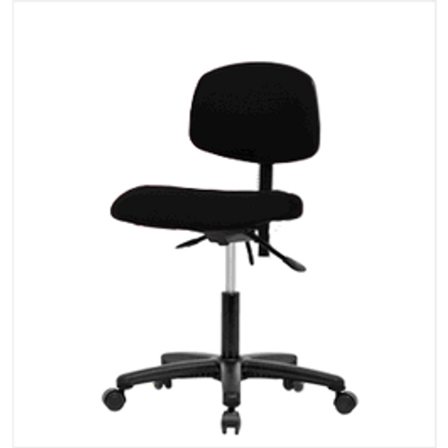 Spectrum® Fabric Chair - Desk Height 19 to 24 in., No SEacht Tilt, No Arms, Casters