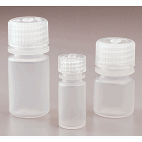 Nalgene* HDPE Diagnostic Bottles with Closure, Sterile, Tray-Packed