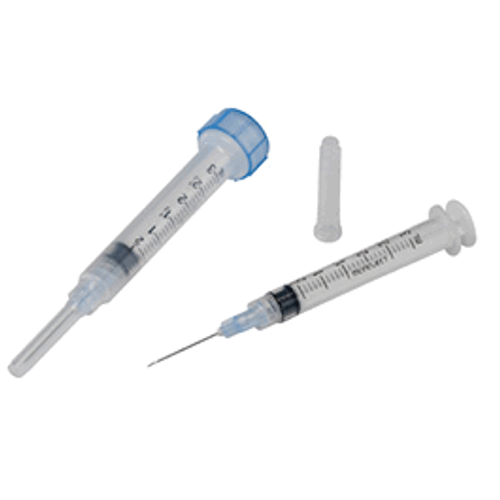 Covidien Monoject Sterile Rigid Pack 3 mL Standard Syringes and Needles