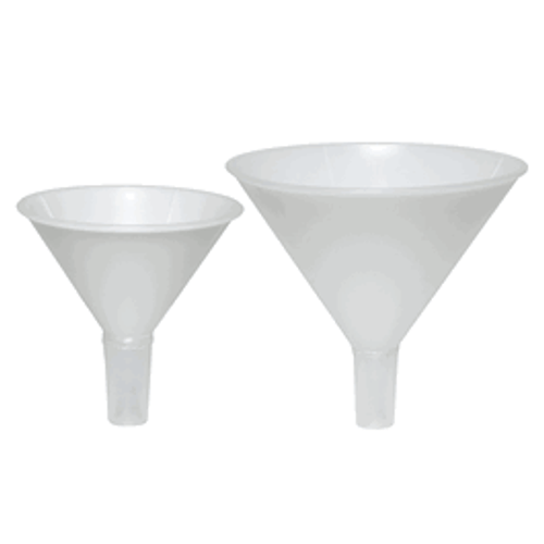 Scienceware Polypropylene Powder Funnels with Tapered Stem