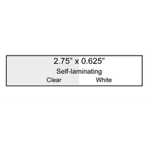 Diversified Biotech Clear over White Laser Tough-Tags