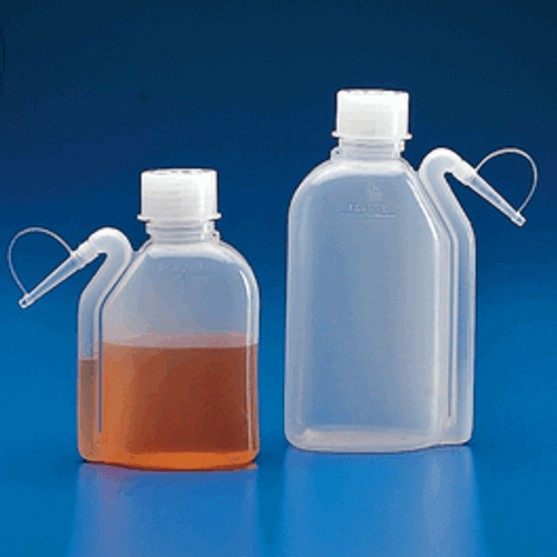 Globe Scientific Wash Bottle with Integrated Spout, LDPE