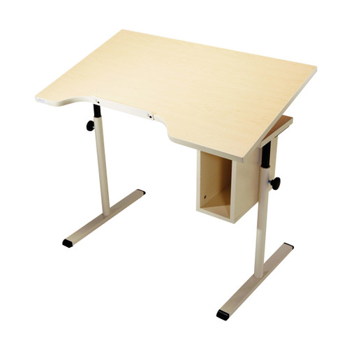 Adjustable Tilt Desk with Storage