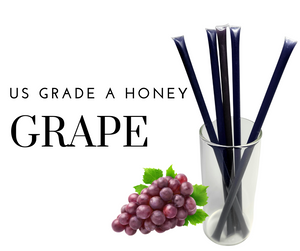 Bee Krazy Honey Sticks - Grape - 10 Ct.