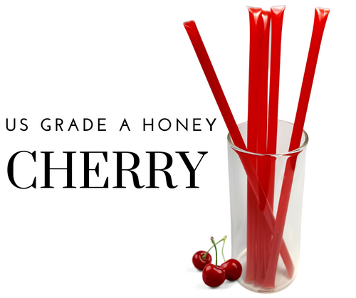 Bee Krazy Honey Sticks - Cherry - 10 Ct.