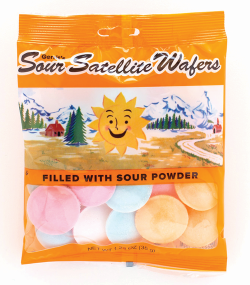 Gerrit's Sour Satellite Wafers - 1.23 Oz. Bag