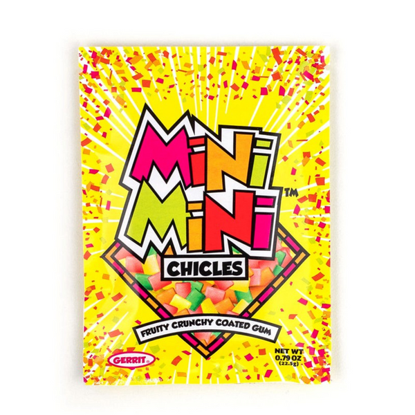 Mini Mini Chicles - Fruity Crunchy Coated Gum