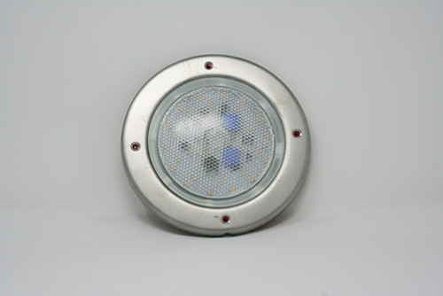 Warm White LED Light Fixture - 16 DIODE 120V AC Puck with Built-In Power Supply