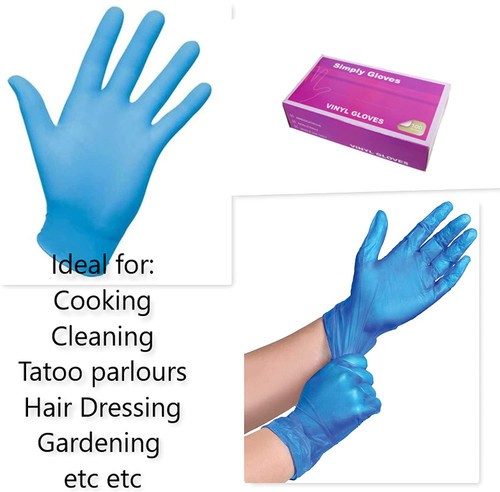 simply gloves blue