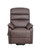 Electric bonded Leather Rise & Recliner Armchair Brown