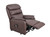 Electric bonded Leather Rise & Recliner Armchair Brown