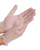 Large powder free disposable gloves