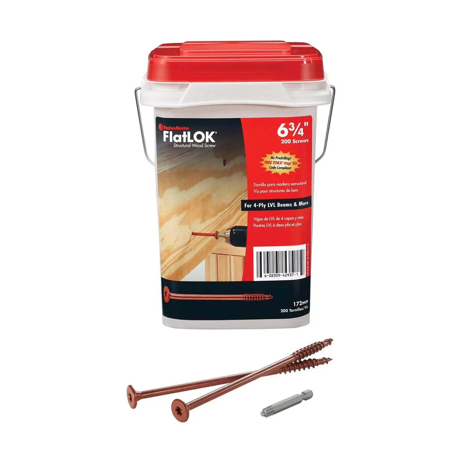 FastenMaster FlatLOK Structural Wood Screws