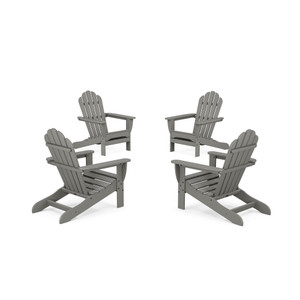 Trex 4-Piece Monterey Bay Adirondack Chair Conversation Set - TXS1998-1 - Stepping Stone Trex 4-Piece Monterey Bay Adirondack Chair Conversation Set - TXS1998-1 - Stepping Stone