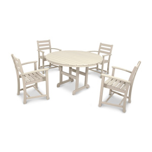 Trex Monterey Bay 5-Piece Round Dining Set - TXS101-1 - Sand Castle Trex Monterey Bay 5-Piece Round Dining Set - TXS101-1 - Sand Castle