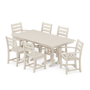 Trex Monterey Bay 7-Piece Farmhouse Dining Set - TXS670-1 - Sand Castle Trex Monterey Bay 7-Piece Farmhouse Dining Set - TXS670-1 - Sand Castle