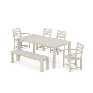 Trex Monterey Bay 6-Piece Parsons Dining Set with Bench - TXS2216-1 - Sand Castle Trex Monterey Bay 6-Piece Parsons Dining Set with Bench - TXS2216-1 - Sand Castle