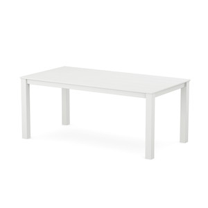Trex Parsons 38" x 72" Dining Table - TXDT3872-T15 - Classic White Trex Parsons 38" x 72" Dining Table - TXDT3872-T15 - Classic White