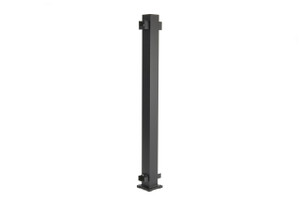 Trex Signature 2.5 in. x 2.5 in. x 37 in. Line Post with Pre-mounted Brackets - Charcoal Black Trex Signature 2.5 in. x 2.5 in. x 37 in. Line Post with Pre-mounted Brackets - Charcoal Black