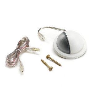 This is an image of Trex LED Deck Rail Light with the screws and cable This is an image of Trex LED Deck Rail Light with the screws and cable