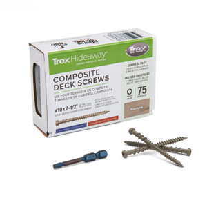 Trex 75ct Color Match Deck Screws retail box with HEXSTIX bit and screws. Trex 75ct Color Match Deck Screws retail box with HEXSTIX bit and screws.