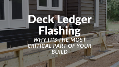 Why Deck Ledger Flashing Is Easy to Skip and Hard to Fix
