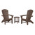 Trex Yacht Club 3-Piece Curveback Adirondack Set - TXS454-1 - Vintage Lantern Trex Yacht Club 3-Piece Curveback Adirondack Set - TXS454-1 - Vintage Lantern