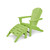 Trex Yacht Club Shellback 2-Piece Adirondack Seating Set - TXS117-1 - Lime