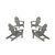 Trex 4-Piece Monterey Bay Adirondack Chair Conversation Set - TXS1998-1 - Stepping Stone