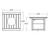 Trex Trex Square 42” Fire Pit Table - Dimension Image - TXCTF42S Trex Trex Square 42” Fire Pit Table - Dimension Image - TXCTF42S