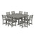 Trex Monterey Bay 9-Piece Farmhouse Trestle Dining Set - TXS676-1 - Stepping Stone