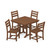Trex Monterey Bay 5-Piece Farmhouse Trestle Side Chair Dining Set - TXS672-1 - Tree House