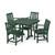 Trex Cape Cod 5-Piece Farmhouse Dining Set with Trestle Legs - TXS2031-1 - Rainforest Canopy