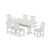 Trex Cape Cod 7-Piece Farmhouse Dining Set with Trestle Legs - TXS2026-1 - Classic White