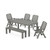 Trex Yacht Club Highback Chair 6-Piece Parsons Dining Set with Bench - TXS2220-1 - Stepping Stone