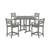 Trex Monterey Bay 5-Piece Arm Chair Counter Set - TXS1422-1 - Stepping Stone